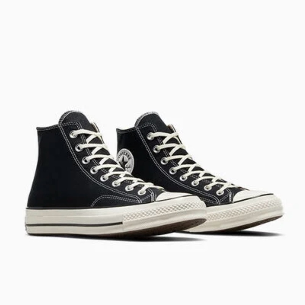 Converse Black and White High-Top Sneakers
